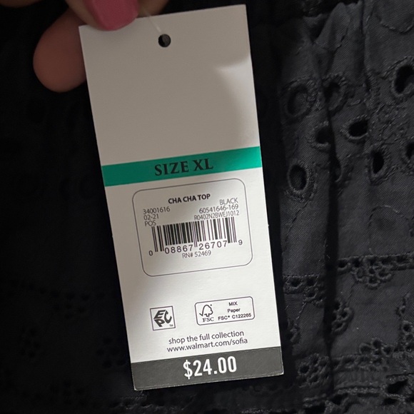 SOFIA CHA CHA TOP NWT - Picture 6 of 6
